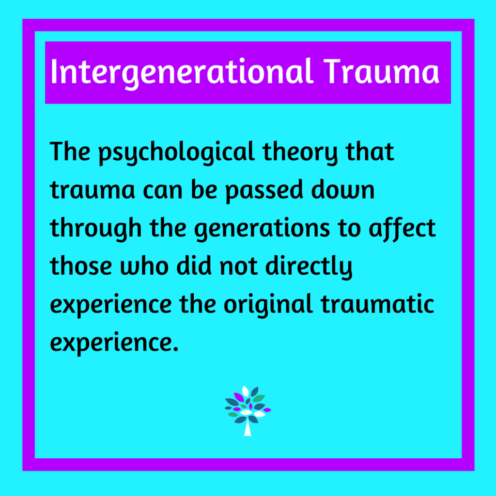 Intergenerational Trauma - Colette Lord PhD